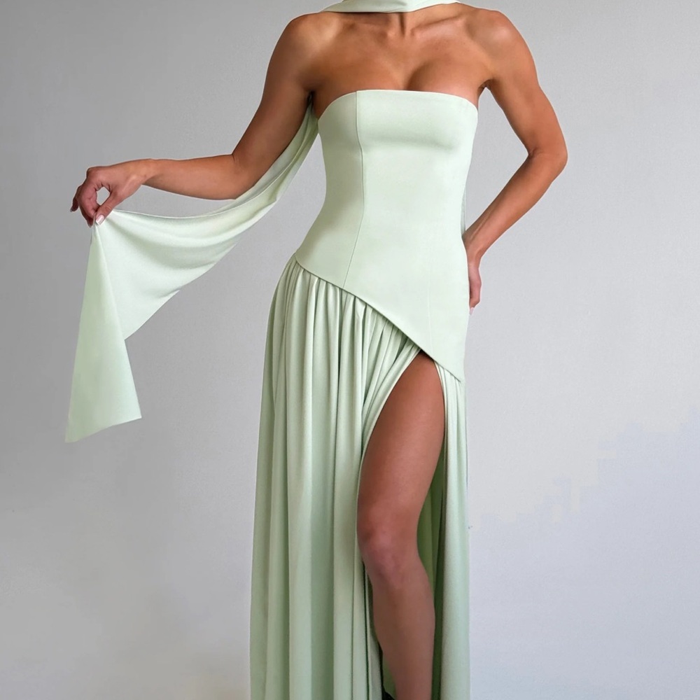Babyboo Fashion MALIYAH MAXI DRESS - MINT